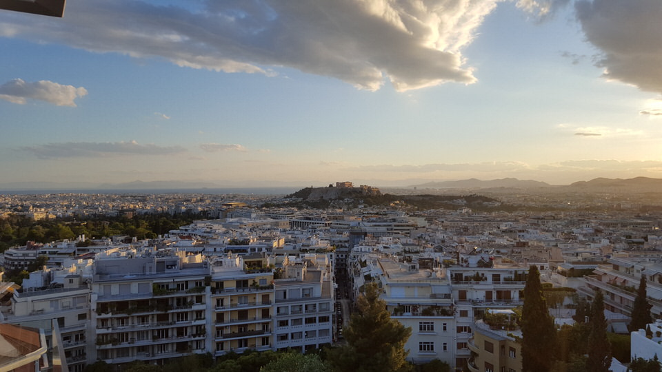 Blick über Athen · Foto Axel Scheidig